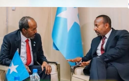 Daawo: Madaxweynaha Somaliya oo safar ku tagaya Addis Ababa