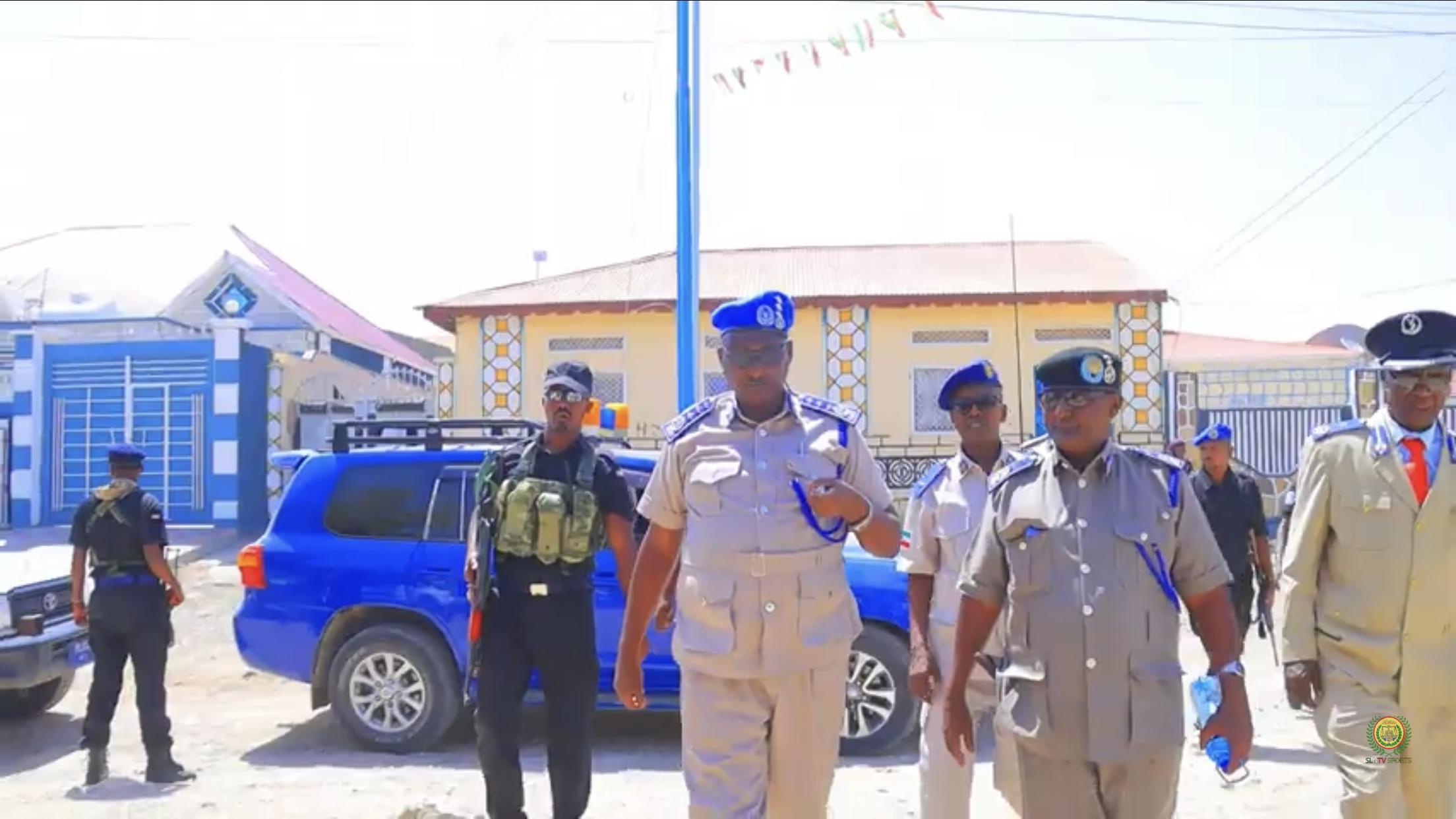 Daawo: Taliyaha ciidanka booliska Somaliland ayaa soo kormeeray saldhigyada magalada Boorama