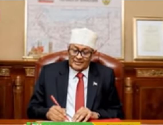 Madaxweynaha JSL oo Xeer Madaxweyne ku soo saaray Dhismaha Guddiyada Xil-wareejinta Qaranka.