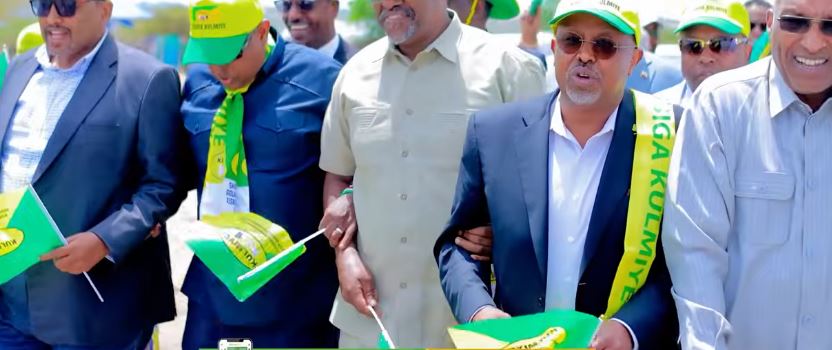 Wefti uu hogaminayo Murshaxa M.kuxigenka Xisbiga Kulmiye oo si weyn loogu so dhoweeyey Borama