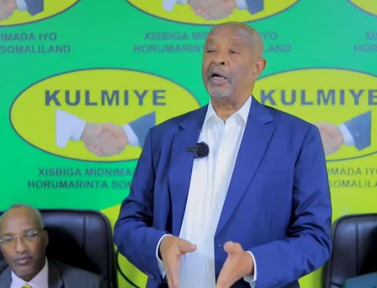 Guddoomiyaha KULMIYE oo si faahfaahsan uga hadlay Arrimaha Xisbiga Gudihiisa iyo shirarka la wado