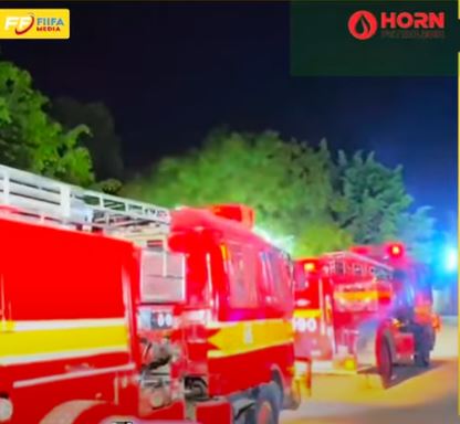Gaadiidka gaashaaman ee ciidanka Dabdamiska ee masaafada dheer dabka ka toogta oo gaadhay ceerigaabo