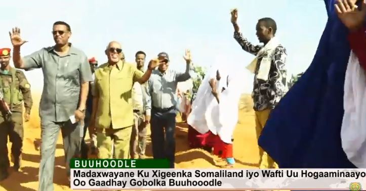 Daawo: Madaxwayane Ku Xigeenka Somaliland iyo Wefti uu Hoogaminaayo oo gaadhay Gobolka Buuhoodle.