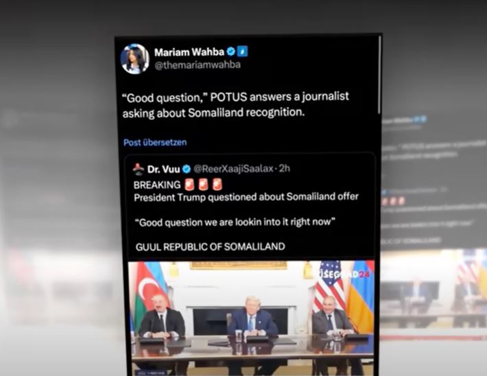 Dunida oo aad u hadal haysa ka hadalka Madaxweyne Trump ee Somaliland