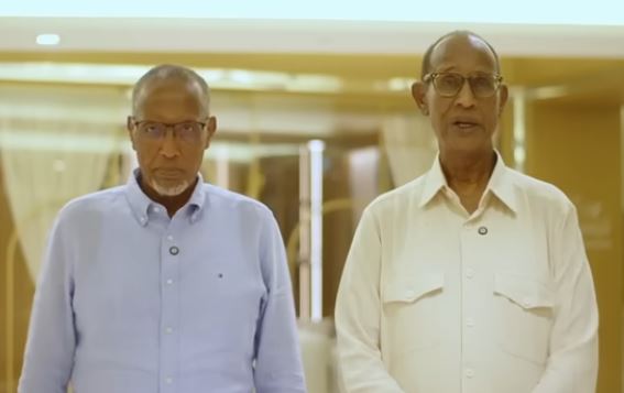 Madaxwayneyaashii hore  jsl Dahir Rayaale iyo Muuse Biixi oo baaq ka diray dhibaatada Boorama.