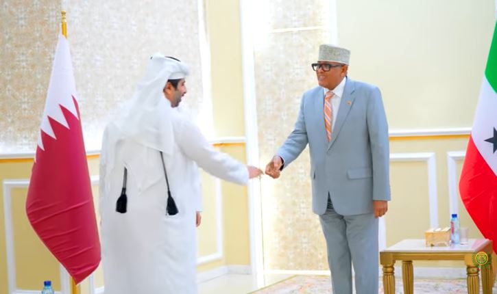 Daawo: Madaxweynaha JSL oo kulan muhiim ah la yeeshay Safiirka Dawladda Qatar