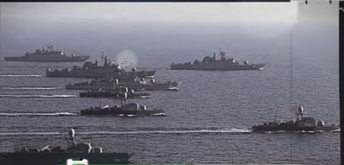 Ciidamada badda Ruushka,Shiinaha, Iraan iyo Koonfur Afrika ayaa samaynaya carbis milatari