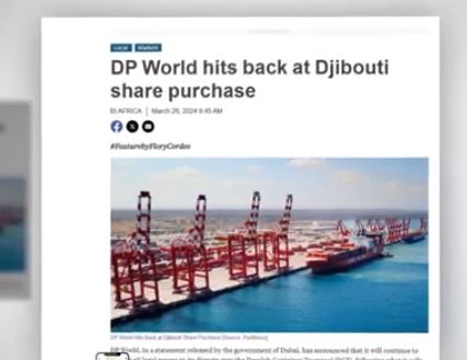 Daawo: DP World oo si adag u eedeysay Dawladda Djibouti