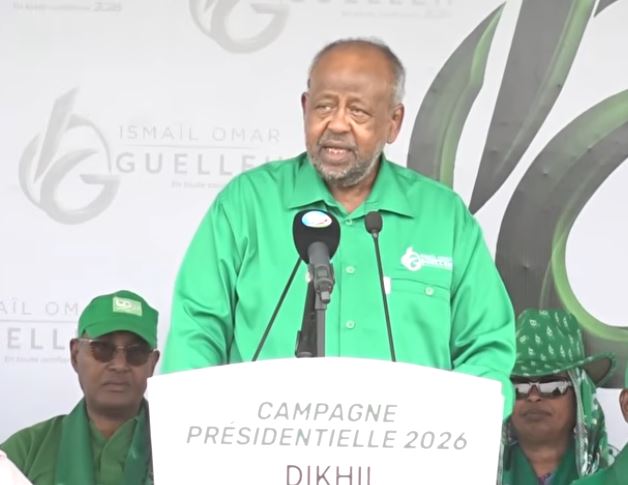 Ismaciil Cumar gelle oo Djibouti ka bilaabay ololihiisi Dorashada lana hadlay Taageryashisa
