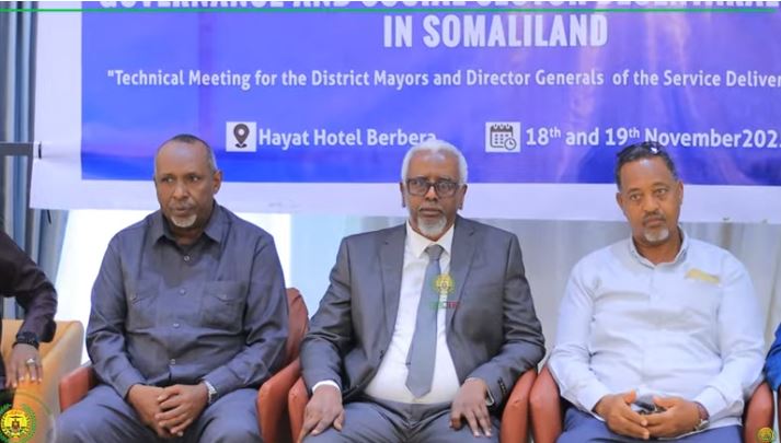 Wasiirka Dawladaha Hoose JSL ayaa Magaalada Berbera, ka furay shirka faramo ee nidaamka Maamul daadejinta